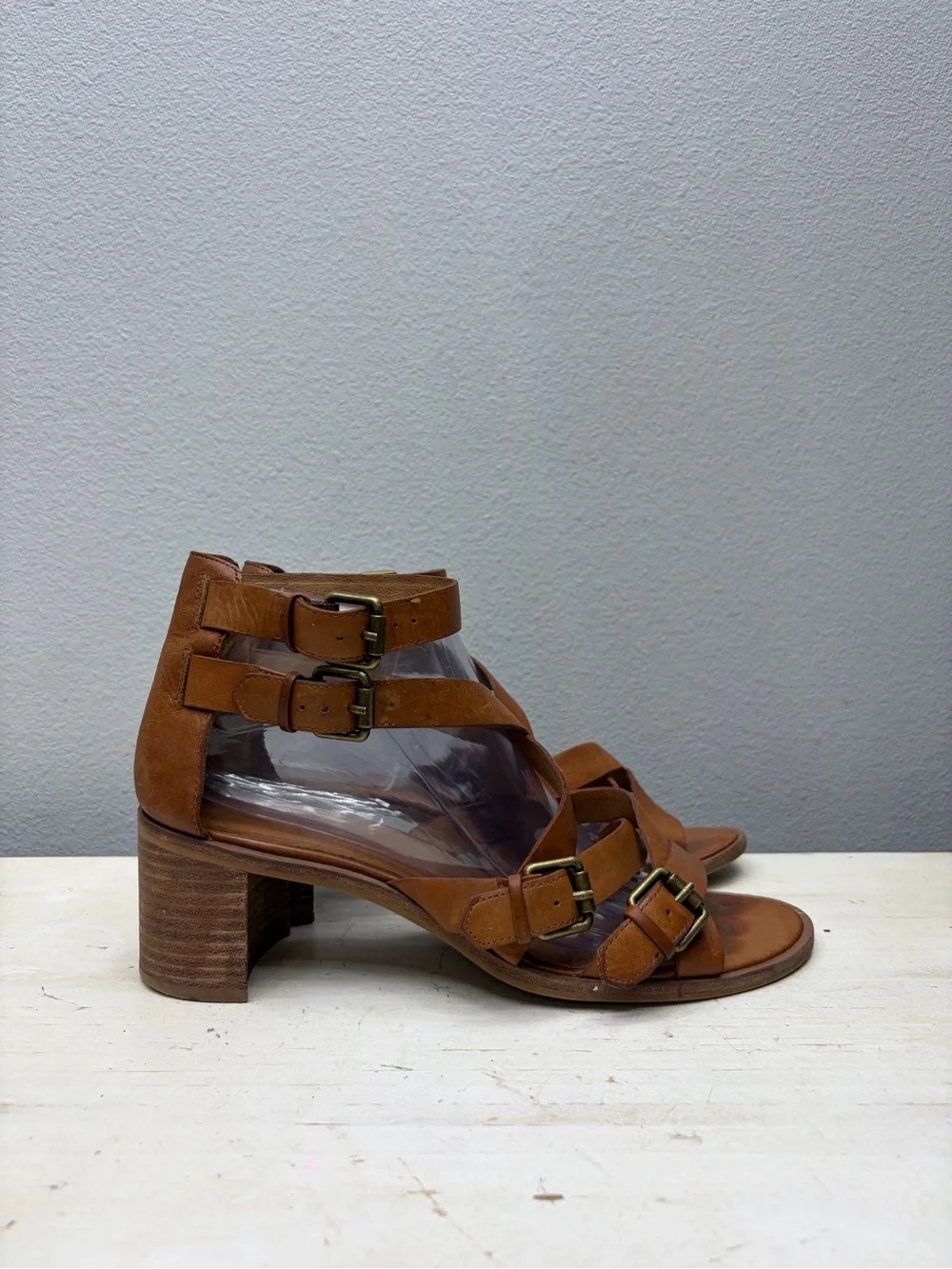 Madewell Brown Leather Talisa Sandals Size 9.5